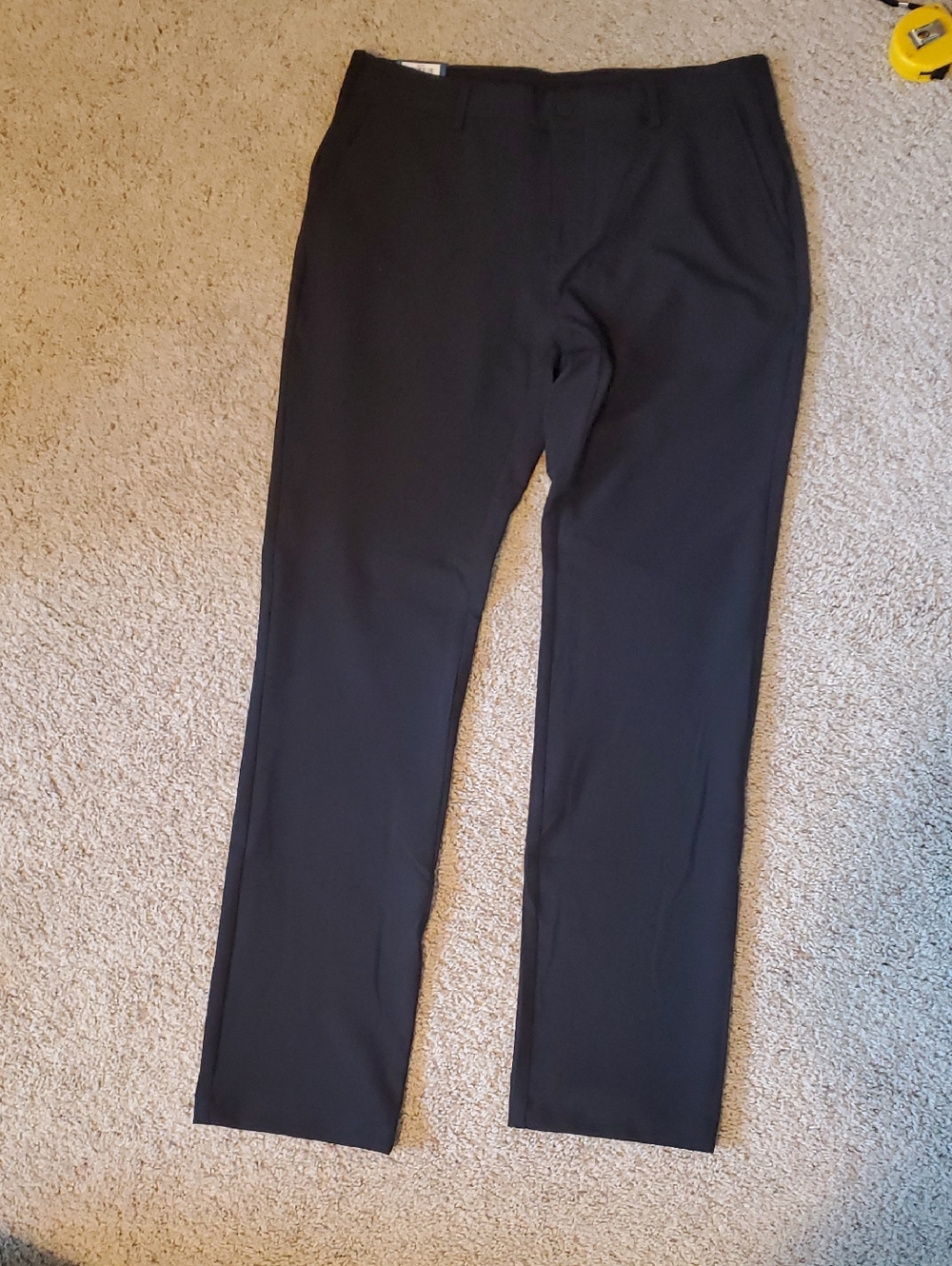 Greg Norman Collection Black Men's Dress Pants - Straight Fit 32x32 - Picture 2 of 10